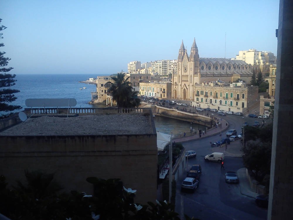 View from the hotel in Malta